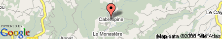 Map showing Cabrespine